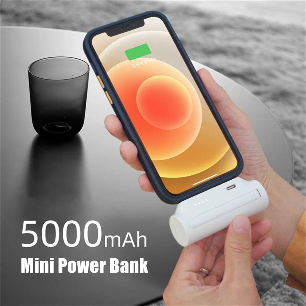 5000mah Mini Power Bank External Battery Charging Portable Powerbank For Iphone Xiaomi Samsung 3300mah Backup Battery Charger - Battery Charger Cases - AliExpress