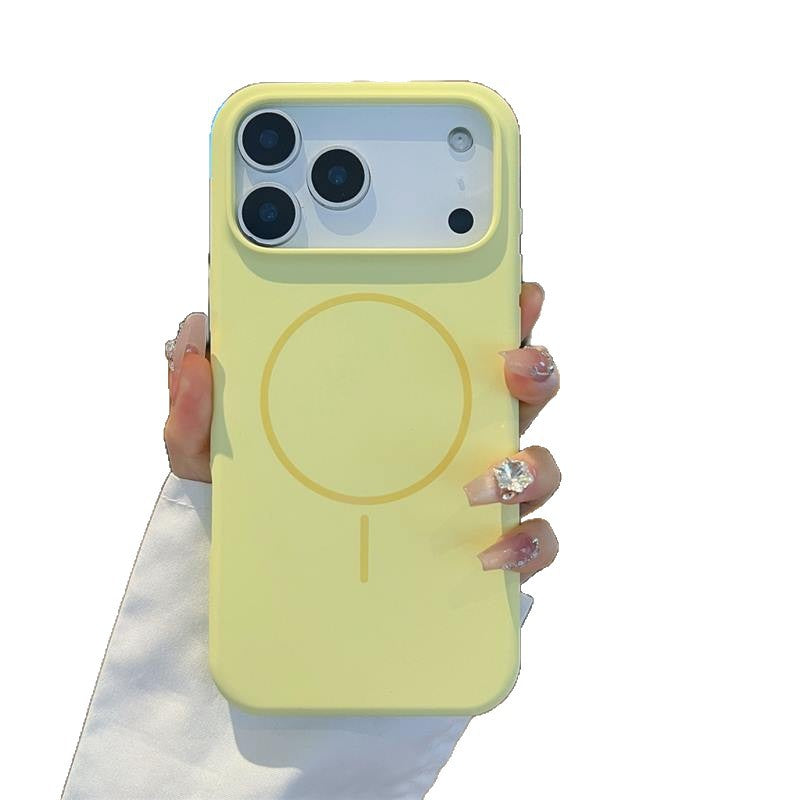 Skin-sensitivity Silicone Liquid IPhone 17 Mobile Phone Case Magnetically Absorbed Full-package Anti-fall Apple 17pro Air Protective Case Max